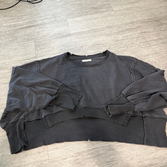 We The Free Camden Cropped Sweatshirt gray - Picture 3 of 5